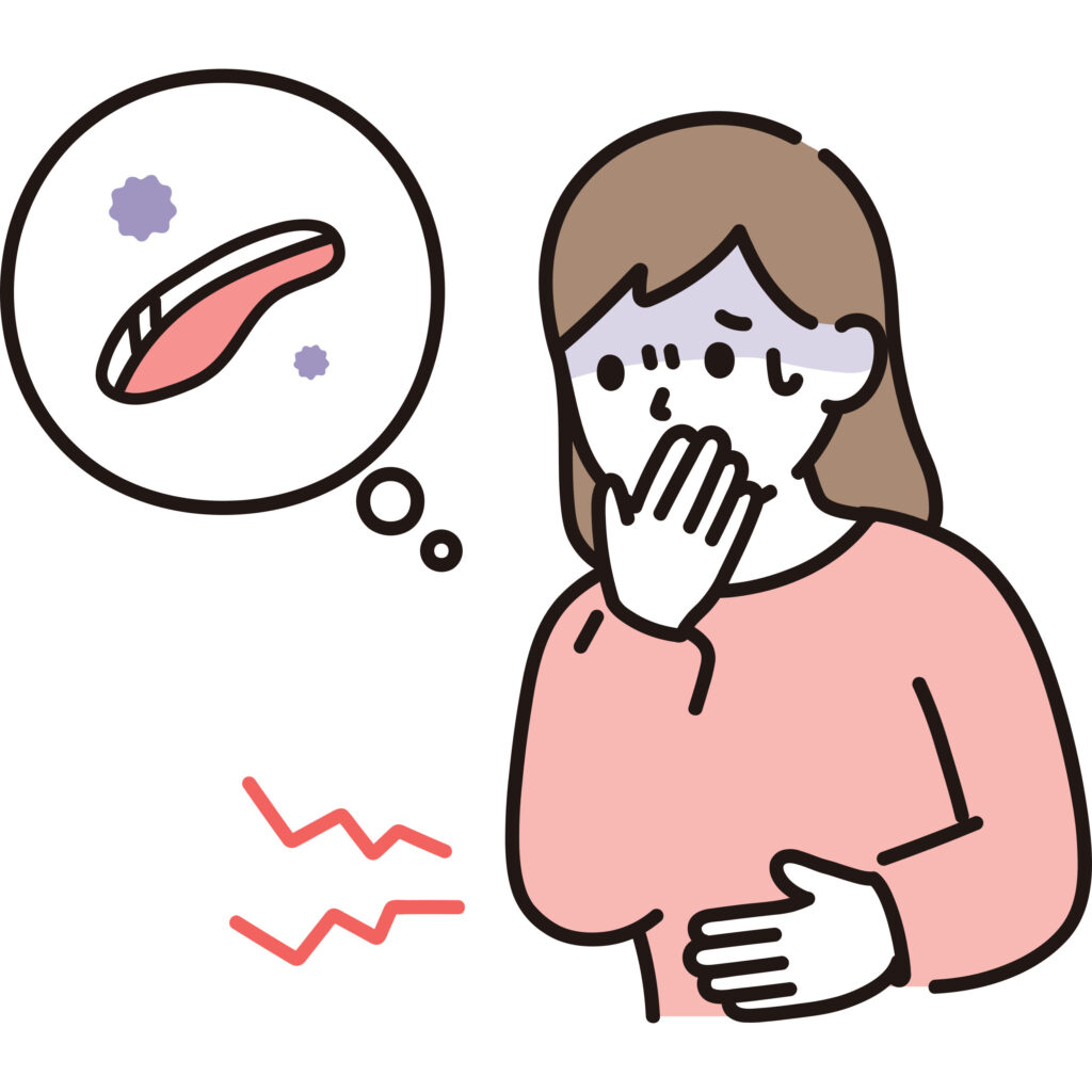 Food poising women