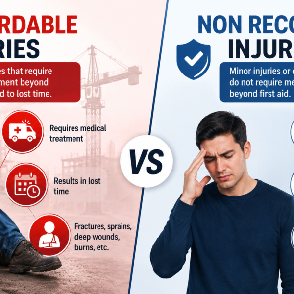 Recordable & Non-Recordable injuries