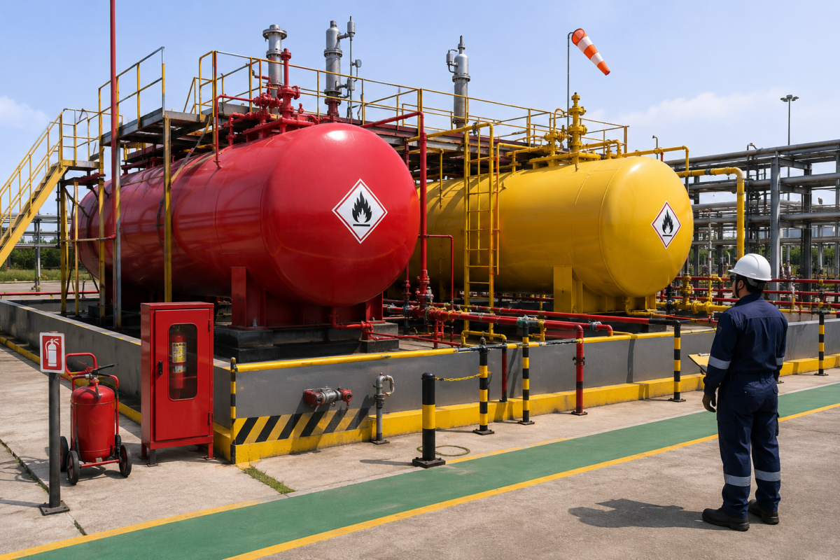Flammable and combustible material