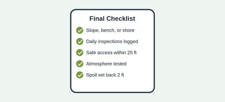 Final Checklist